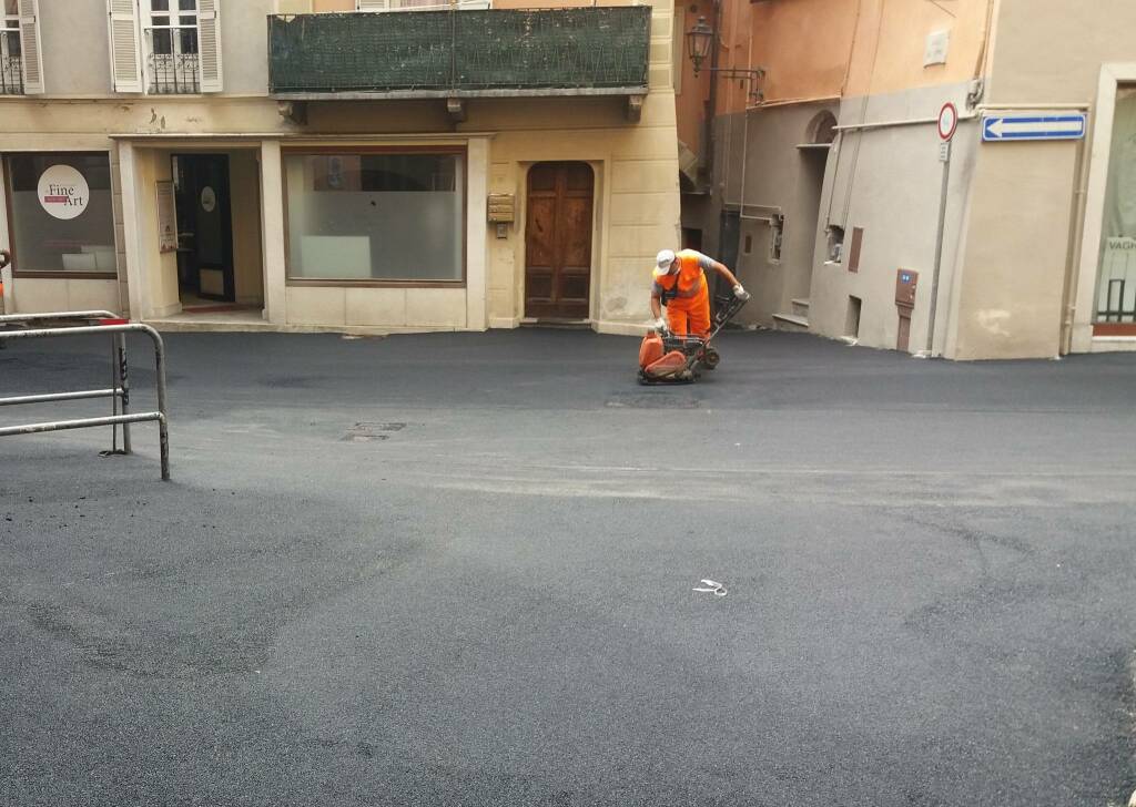 Mondovì, asfaltature in corso sul territorio comunale