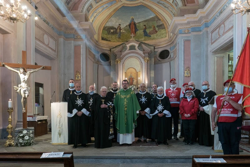 La delegazione Piemonte – Valle d’Aosta dell’Ordine di Malta in pellegrinaggio al Santuario di Valmala