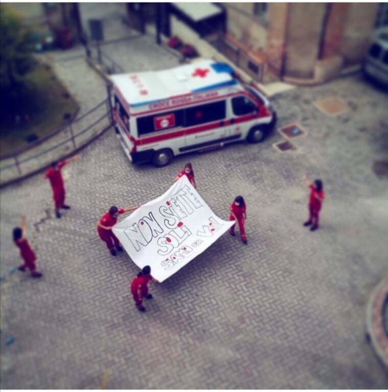 ll messaggio della Croce Rossa di Dronero e delegazione di Acceglio