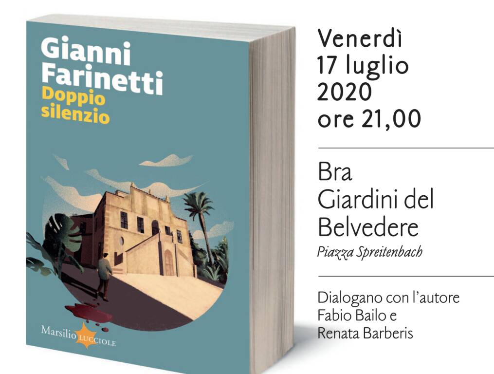 Bra: Gianni Farinetti presenta il suo libro “Doppio silenzio”
