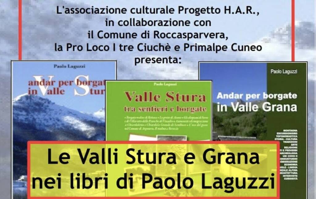 Paolo Laguzzi presenta i suoi libri a Roccasparvera