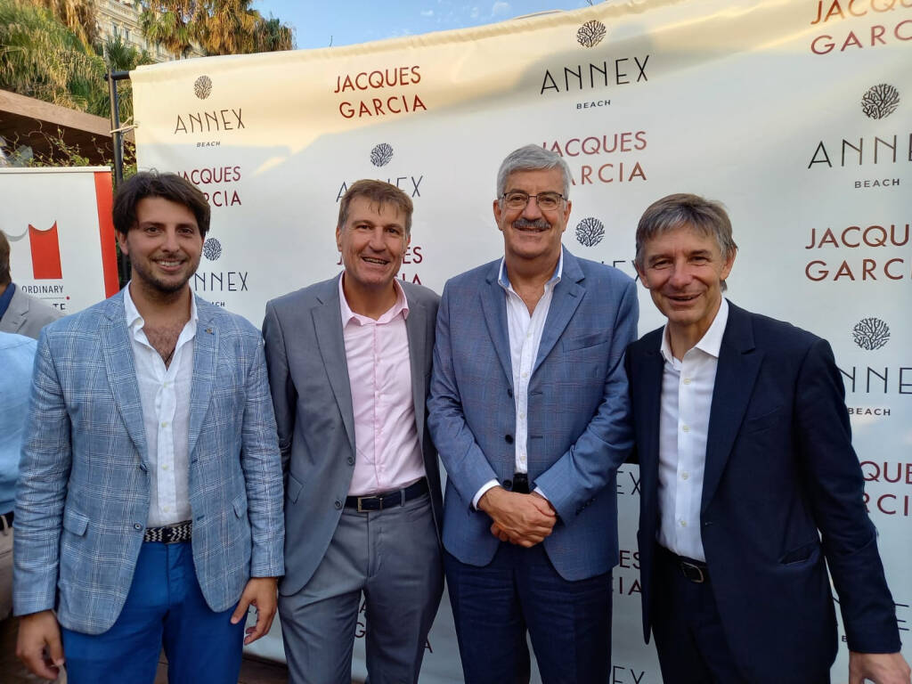 Delegazione Cuneo Granda Volley ospite all’Annex Beach di Cannes