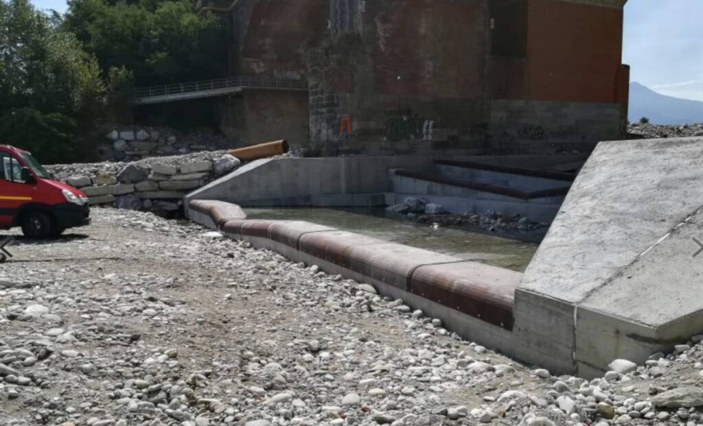 Conclusi i lavori di sistemazione idraulica del ponte sul torrente Gesso all’ingresso di Cuneo