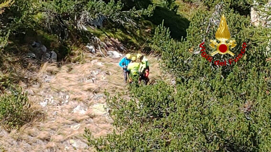 Valle Gesso, escursionista in difficoltà: serve l’elicottero per trarlo in salvo