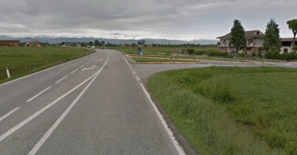 Savigliano, lavori in corso per la rotatoria tra via della Morina e provinciale 662 verso Saluzzo