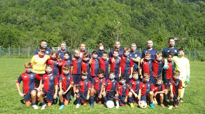 Limone Piemonte, concluso il mini camp estivo dei bambini della scuola calcio del Dolceacqua