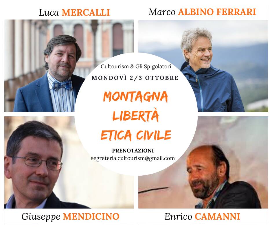 Mondovì è pronta ad accogliere i suoi “Funamboli”: arrivano Luca Mercalli, Giuseppe Mendicino, Marco Albino Ferrari ed Enrico Camanni