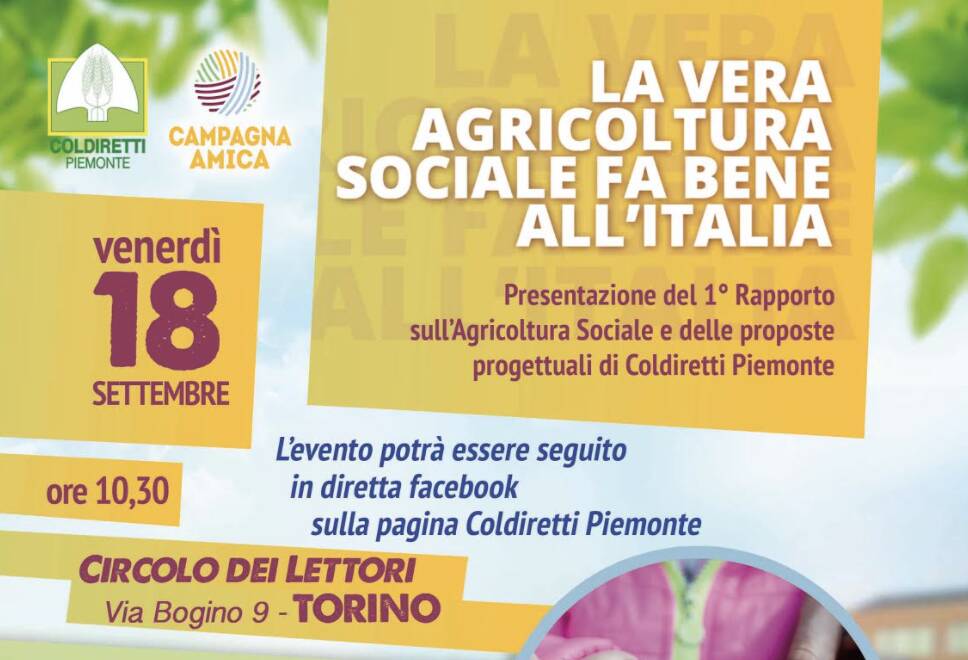 Coldiretti: la vera agricoltura sociale fa bene all’Italia