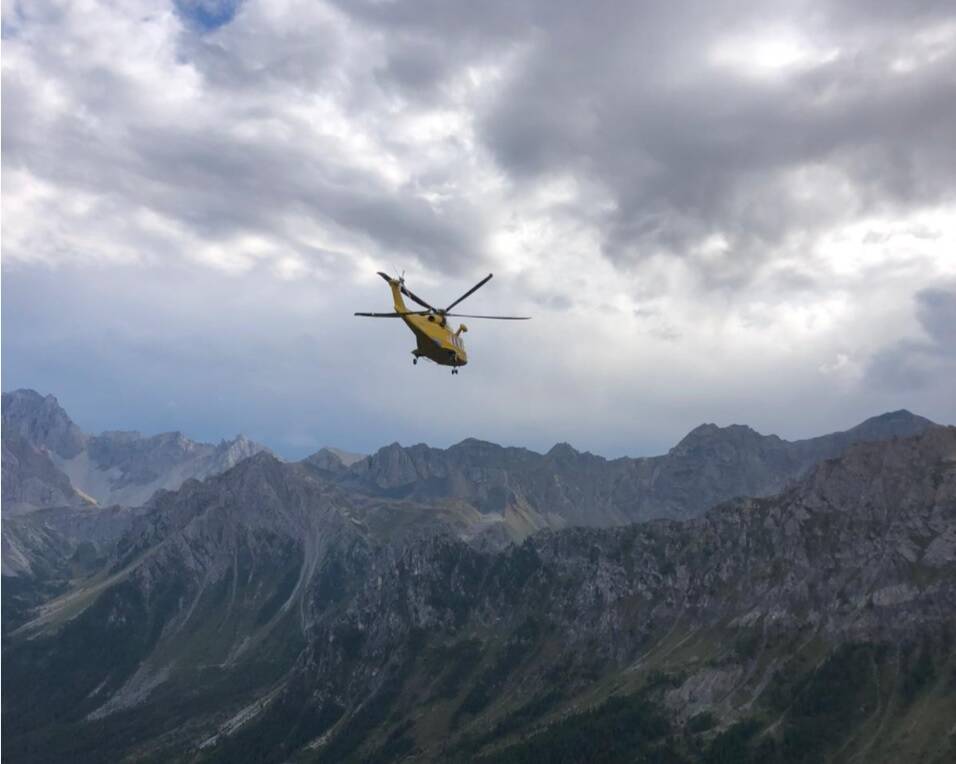Sorpresa da un temporale in alta val Maira: alpinista accusa un malore