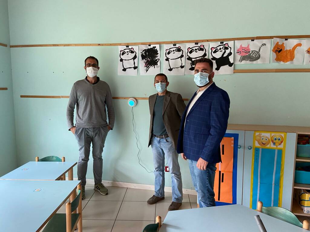 Alla scuola dell’infanzia di Chiusa Pesio il 1° misuratore della qualità dell’aria in Piemonte