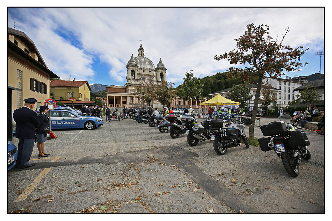 “A dui rue”, il motoraduno della Polizia di Stato a Fontanelle di Boves