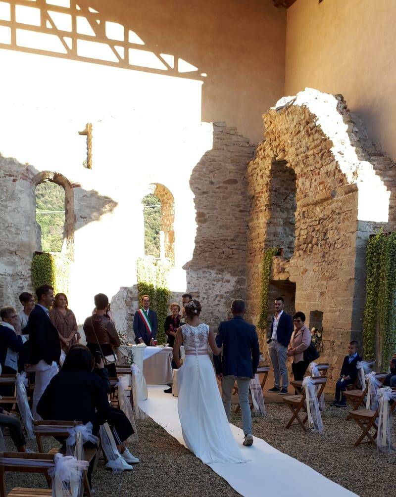 Rifreddo, primo matrimonio civile al monastero di Santa Maria della stella