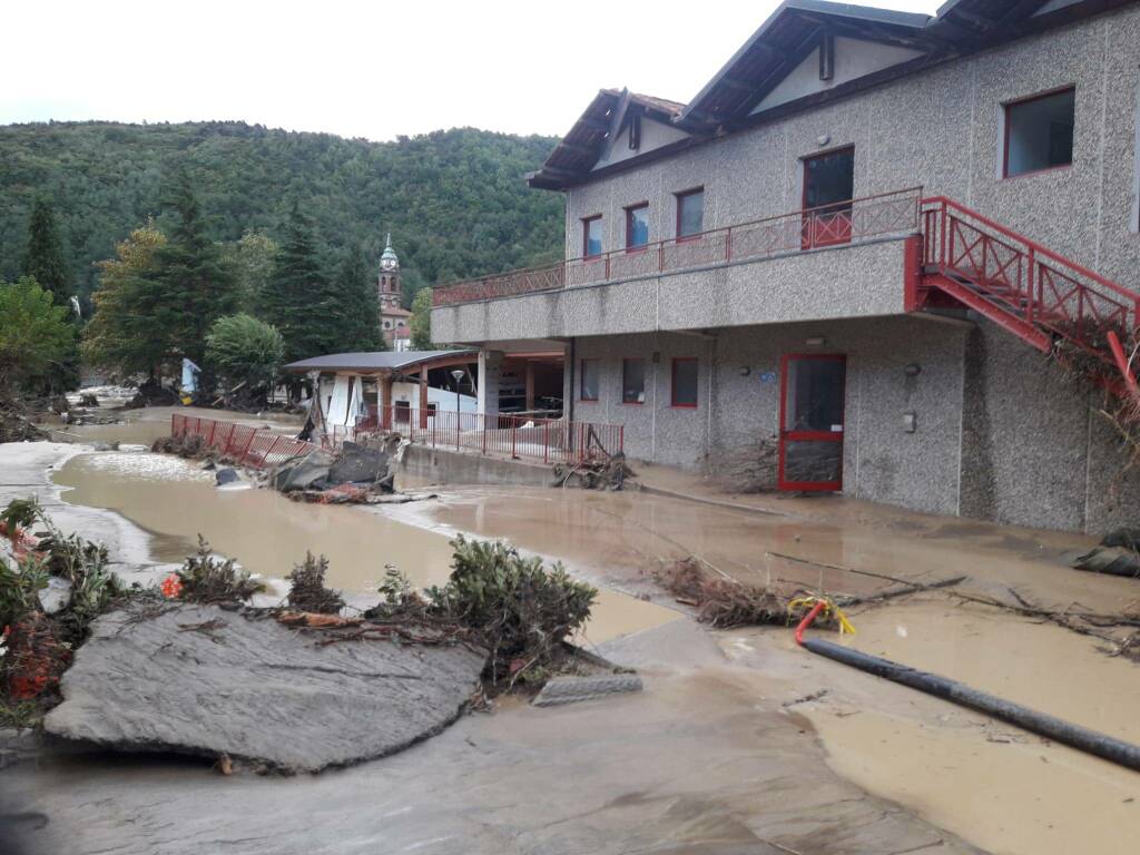 Alluvione a Nucetto: 20 case allagate, una famiglia sfollata e mezzo paese senza luce