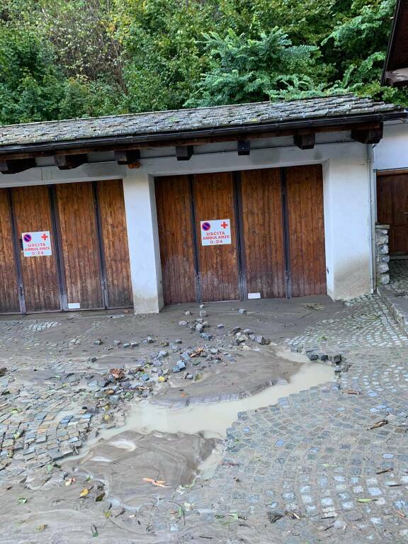 Alluvione Limone Piemonte: danni anche alla sede della Croce Rossa