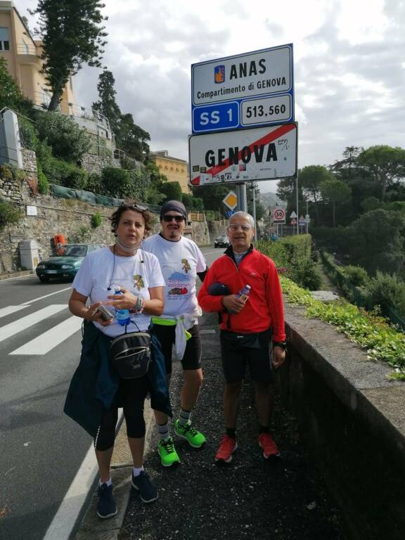 Da Monticello d’Alba a La Spezia: 250 km di solidarietà