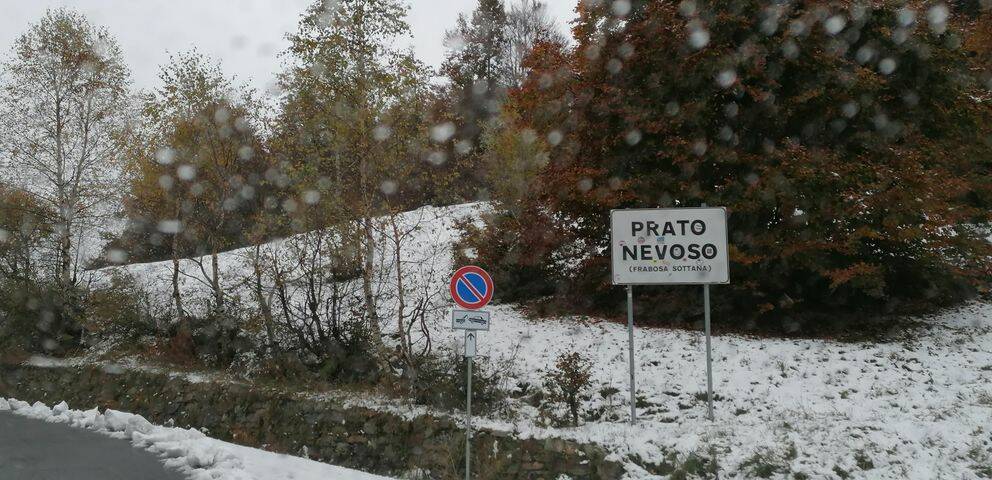 Prato Nevoso nevicata 15 ottobre