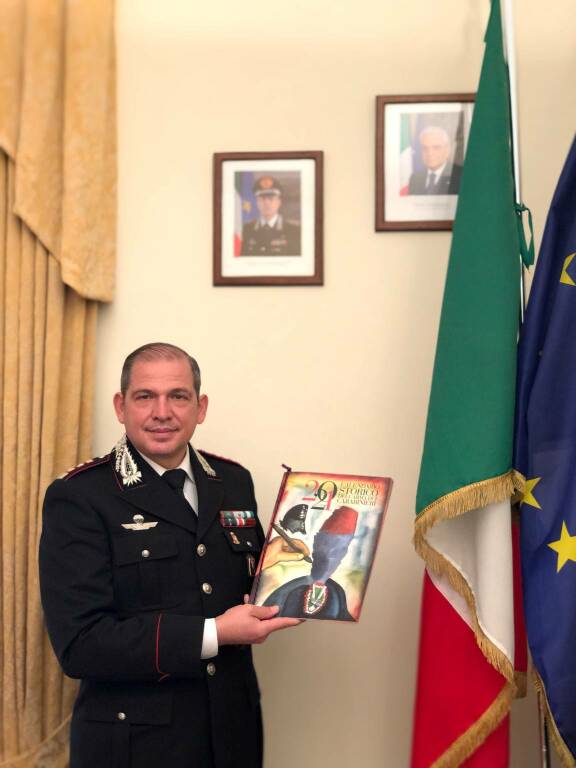 Presentato il nuovo calendario storico dell’Arma dei Carabinieri 2021