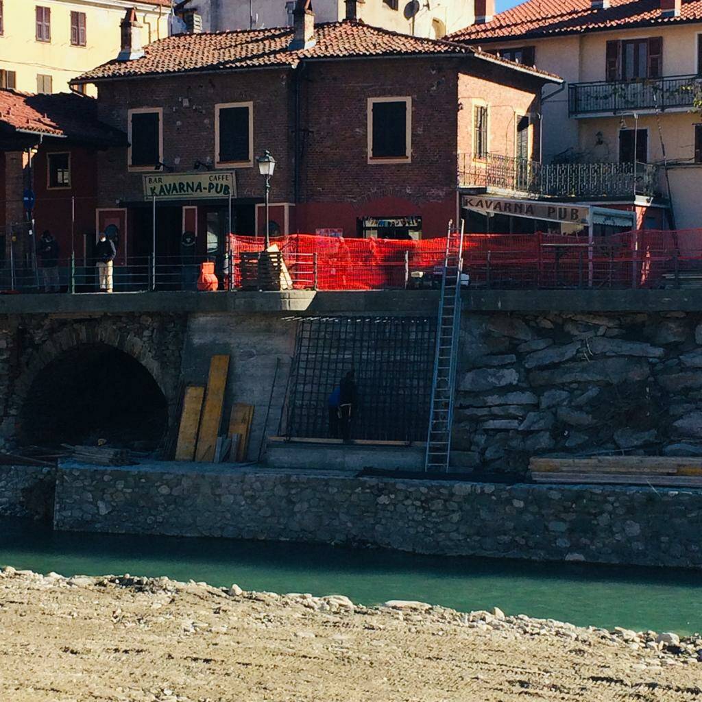 Garessio, avviati i lavori di costruzione della passerella che sostituirà ponte Odasso