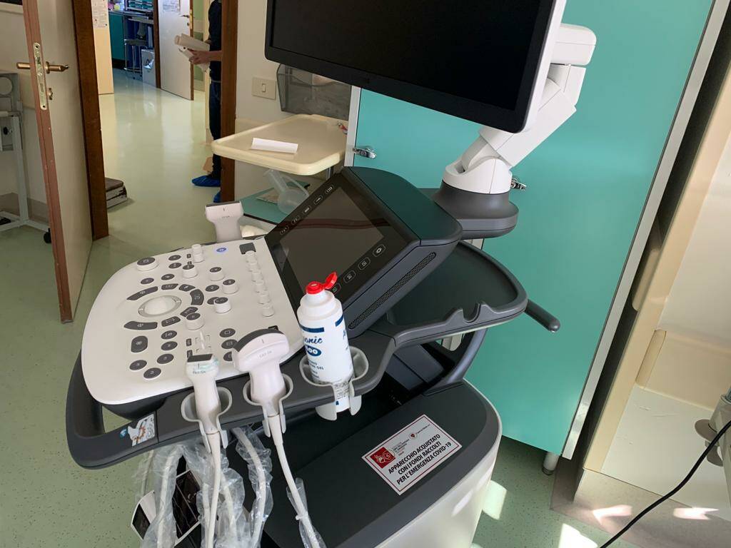 All’ospedale di Savigliano un nuovo ecografo per il reparto Covid