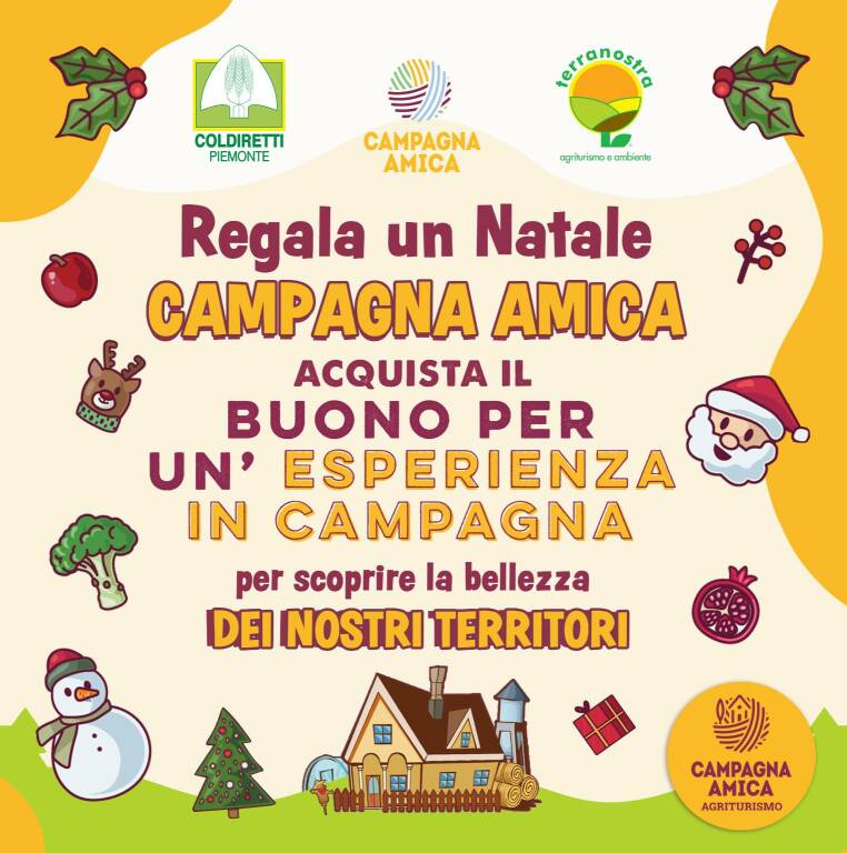 Coldiretti Cuneo: sotto l’albero regali firmati Campagna Amica a sostegno del territorio