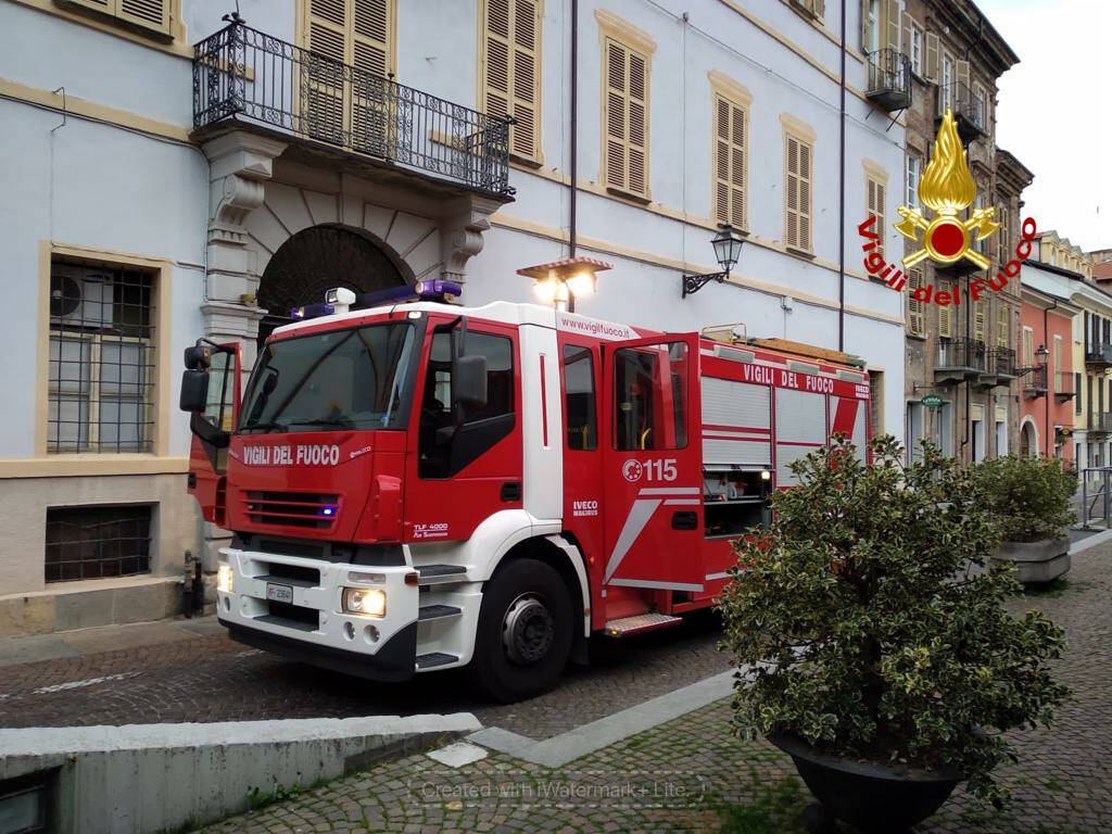 Cuneo, incendio nella sala mensa del self service “La Meridiana”