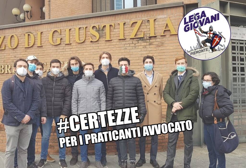 Sit-in praticanti avvocato, Lega Giovani Piemonte chiede dimissioni ministro Bonafede