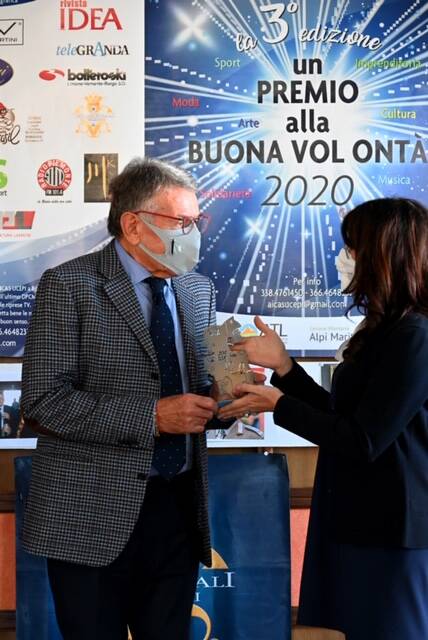 Borgo San Dalmazzo, Confesercenti ha consegnato alcuni riconoscimenti durante la cerimonia de “Il Premio alla Buona Volontà”