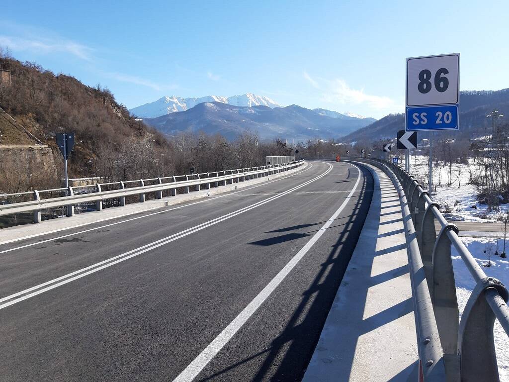 Statale 20: ANAS conclude interventi da 650 mila euro sui viadotti di Roccavione