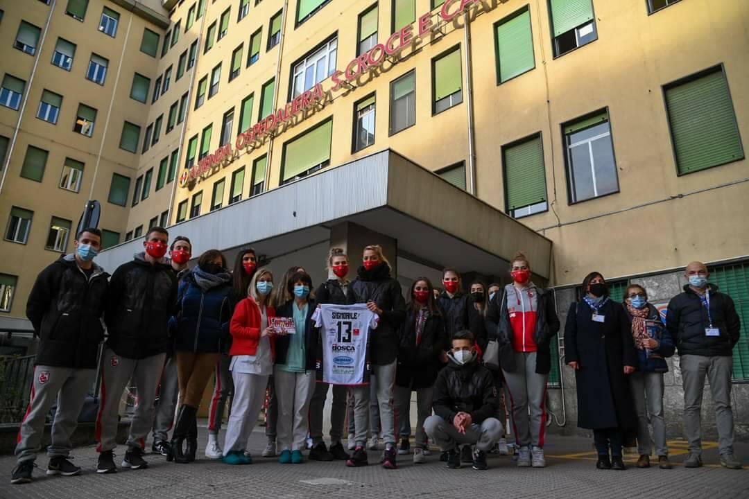 Cuneo Granda Volley in sostegno al reparto Pediatria del Santa Croce di Cuneo