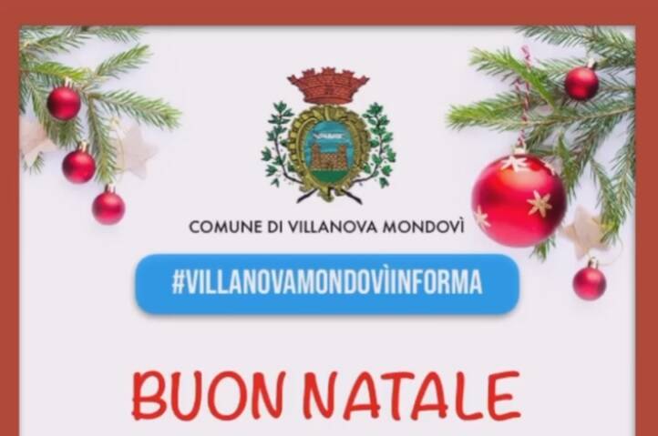 Villanova Mondovì auguri Natale 2020
