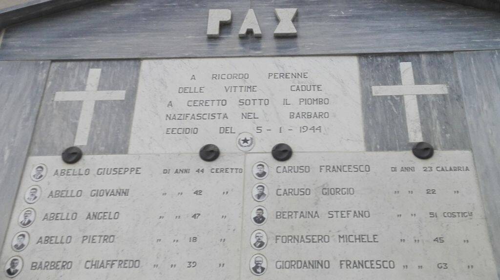 80 anni fa l’Eccidio di Ceretto. Quando i nazifascisti uccisero 27 innocenti