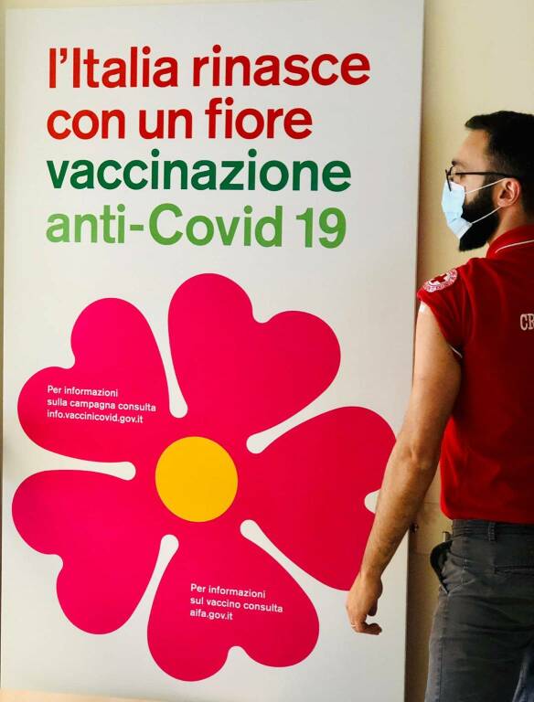 58 volontari della Croce Rossa di Peveragno si sono vaccinati contro il Covid-19
