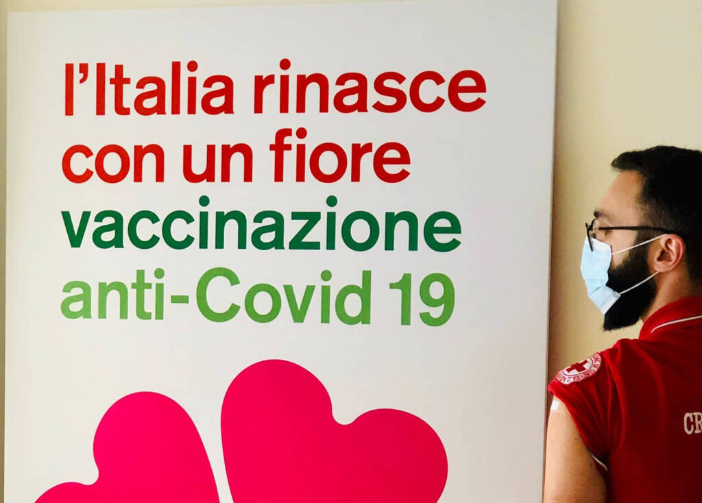 58 volontari della Croce Rossa di Peveragno si sono vaccinati contro il Covid-19