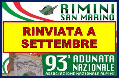Rimandata a inizio settembre l’Adunata Nazionale degli Alpini di Rimini-San Marino