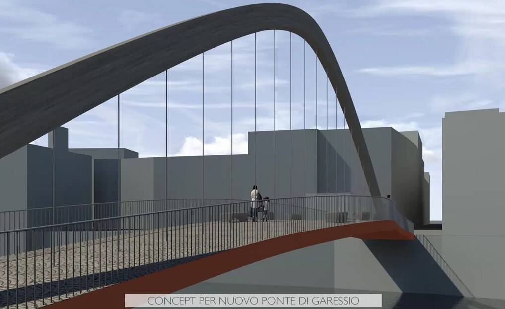 Arco grigio e base rossa: decisi i colori del nuovo ponte Odasso di Garessio