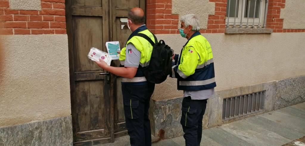 Cuneo, un 2020 di impegno nella lotta alla pandemia per i volontari del Gruppo comunale di Protezione Civile