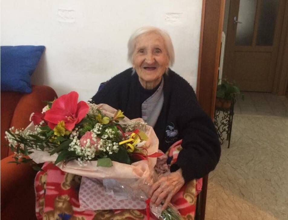 Francesca Nannarone compie 104 anni: è la donna meno giovane di Garessio