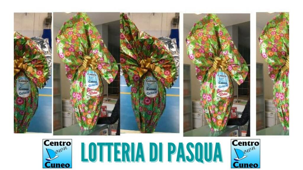Uova di cioccolato e colombe con la lotteria di Pasqua del Centro Down di Cuneo