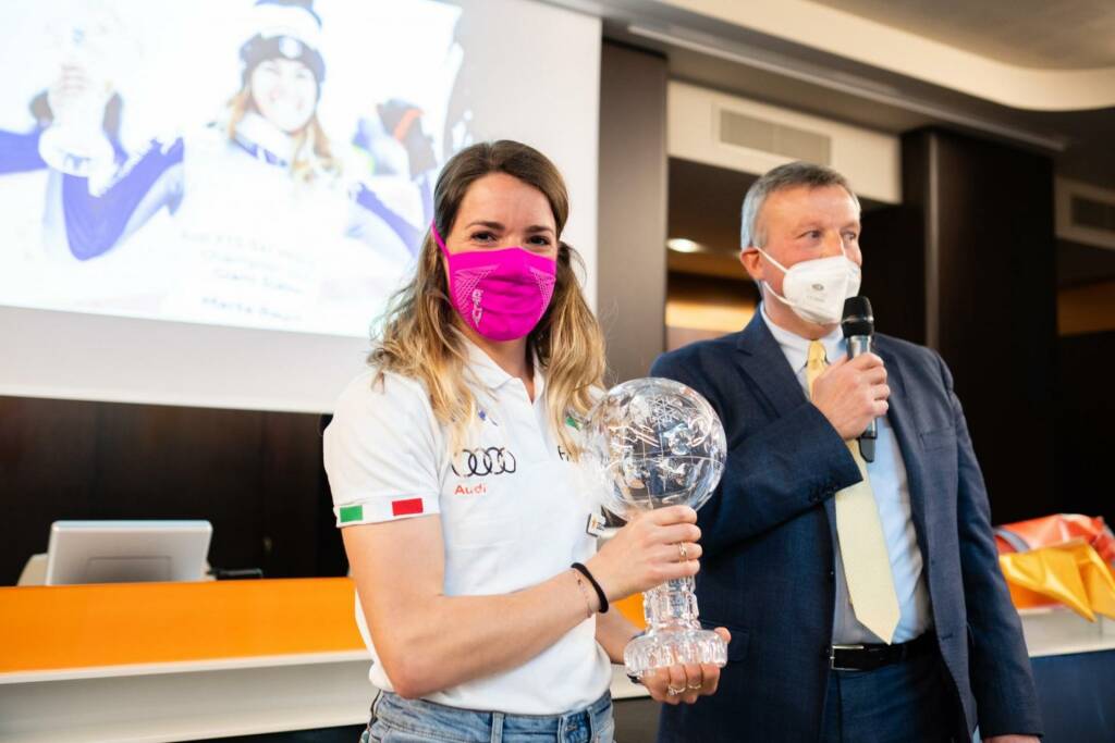 La campionessa Marta Bassino premiata in Fondazione CRC