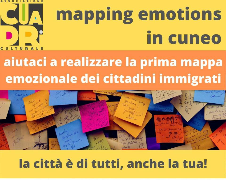 Cuneo, al via il progetto per la realizzazione di tre mappe emozionali della città