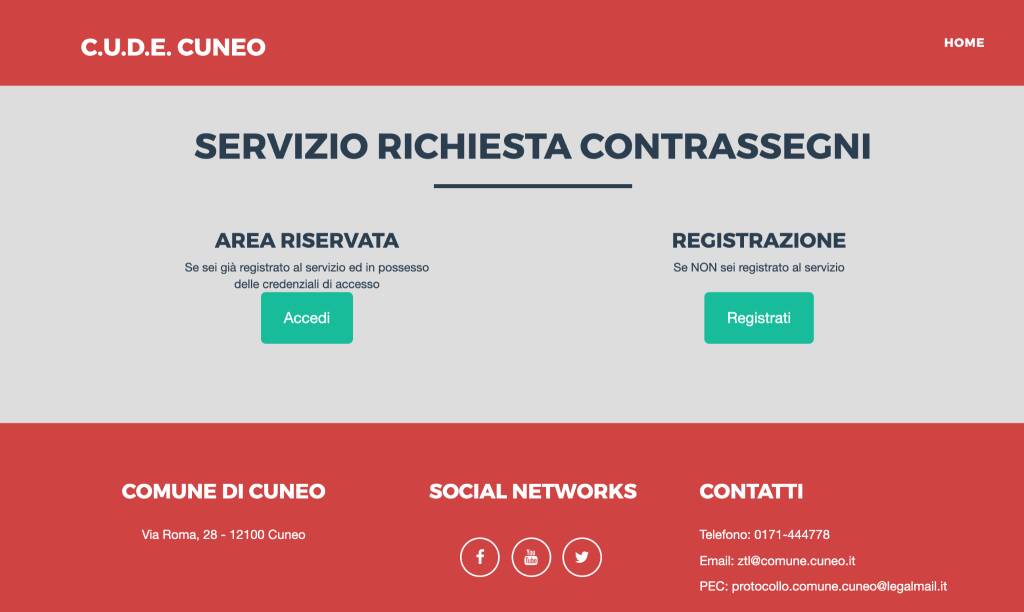 Cuneo, on line la piattaforma per richiedere il Contrassegno per la sosta dei veicoli al servizio delle persone invalide