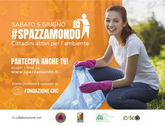 Sabato 5 giugno a Cuneo è Spazzamondo: per rendere più pulita la città
