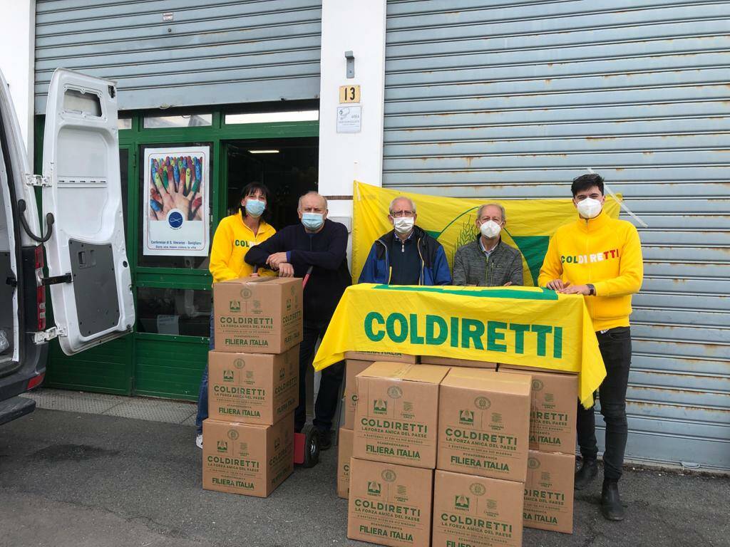 Coldiretti Cuneo, nuovi aiuti alimentari per le famiglie bisognose