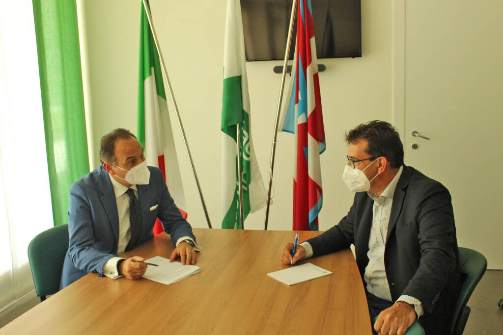Il presidente della Regione Alberto Cirio in visita alla sede provinciale di Confagricoltura Cuneo