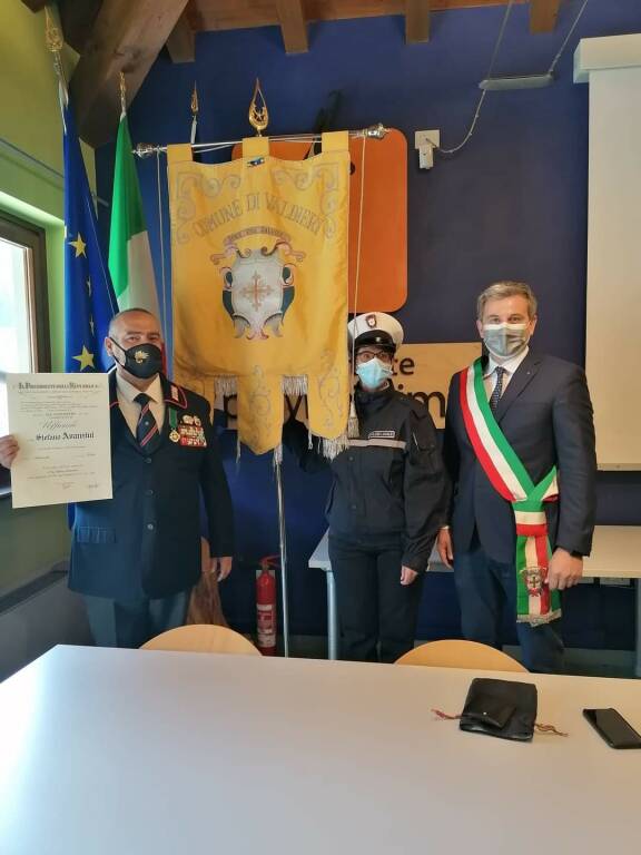 Valdieri, il brigadiere capo Stefano Avanzini ha ricevuto l’onorificenza di Ufficiale al merito della Repubblica Italiana