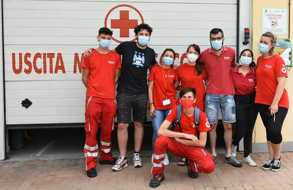 Busca, piccoli ospiti in visita alla Croce Rossa di Busca