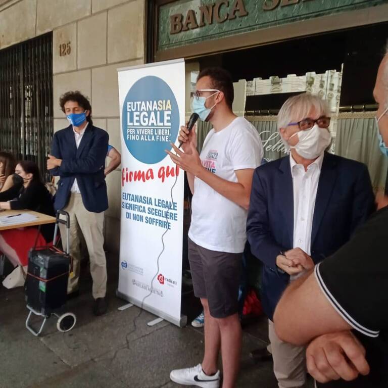 Blengino e Marco Cappato a Torino per la conferenza regionale di lancio del referendum sull’eutanasia