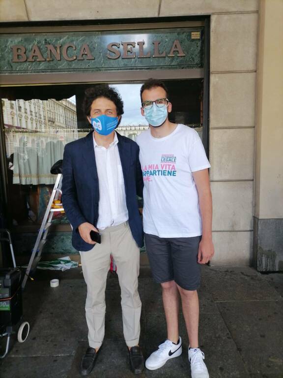 Blengino e Marco Cappato a Torino per la conferenza regionale di lancio del referendum sull’eutanasia