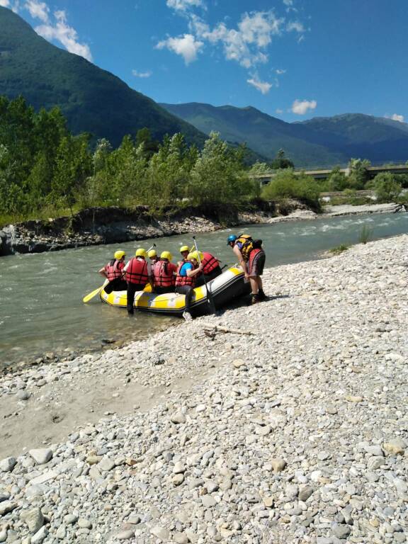 Montagnaterapia, un’esperienza di rafting lungo il fiume Stura