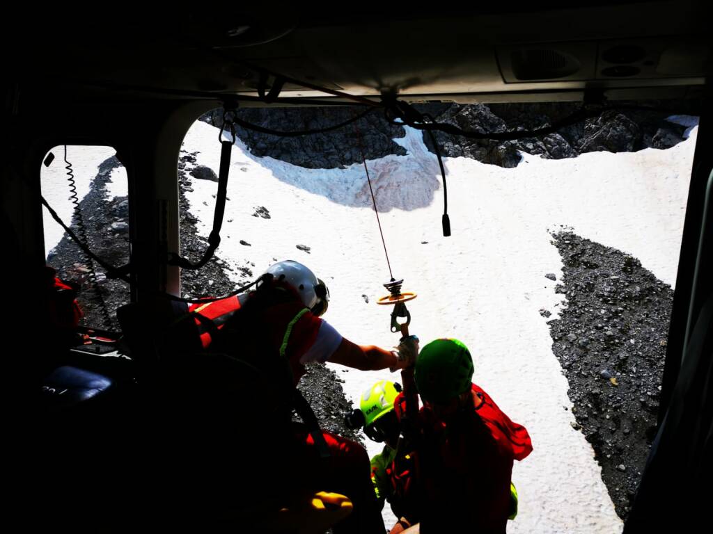 Acceglio, due escursioniste recuperate sul Monte Oronaye dal Soccorso Alpino